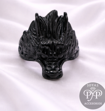 Anillo Dragón Negro