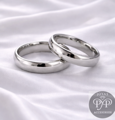 Argollas Matrimonio Elegance en Plata