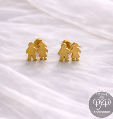 Aretes Hermanitos Amor