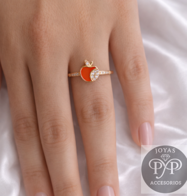 Anillo Manzana Brillante